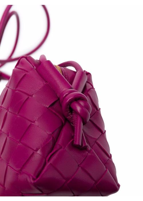 ボッテガヴェネタ BOTTEGA VENETA イントレチャートレザー クロスボディミニバッグ ショルダーバッグ 666683 VCPP3 5562