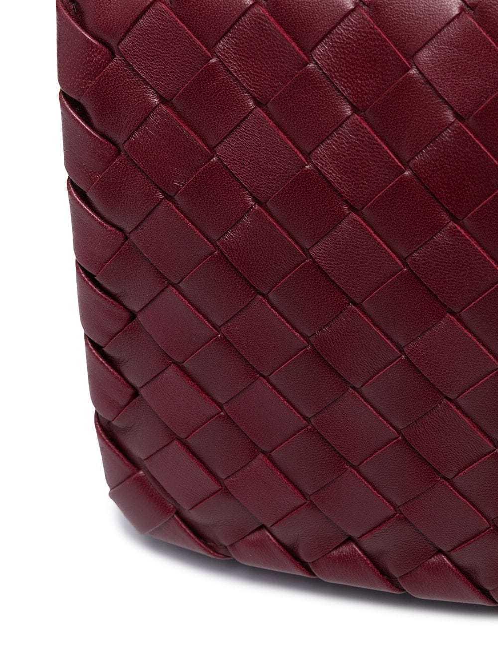 ボッテガヴェネタ SAINT LAURENT イントレチャート ショルダーバッグ ボルドー 609231VCPP16206