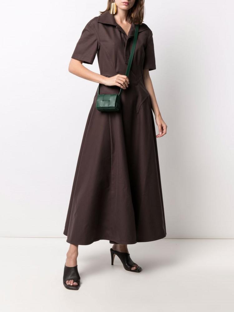 ボッテガベネタ BOTTEGA VENETA イントレチャートレザーミニバッグ ザ・カセット 666688 VMAY1 3035