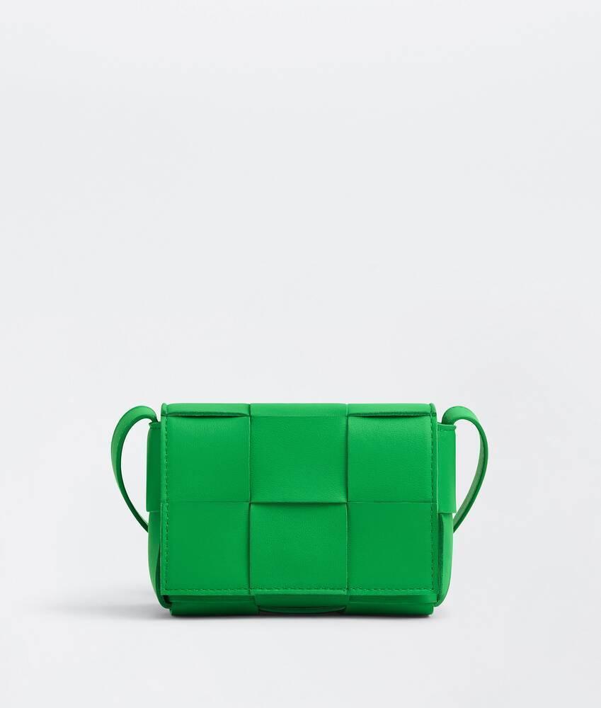 ボッテガベネタ BOTTEGA VENETA イントレチャートレザーミニバッグ ザ・カセット 666688 VMAY1 3722