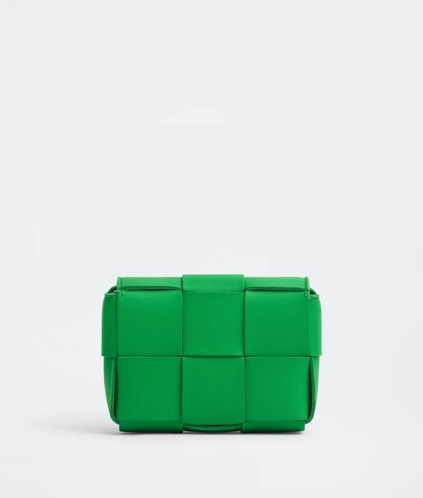 ボッテガベネタ BOTTEGA VENETA イントレチャートレザーミニバッグ ザ・カセット 666688 VMAY1 3722