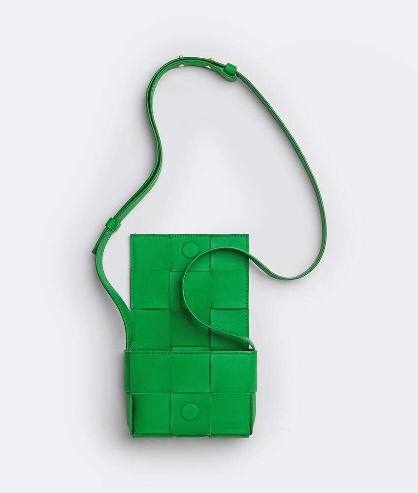 ボッテガベネタ BOTTEGA VENETA イントレチャートレザーミニバッグ ザ・カセット 666688 VMAY1 3722