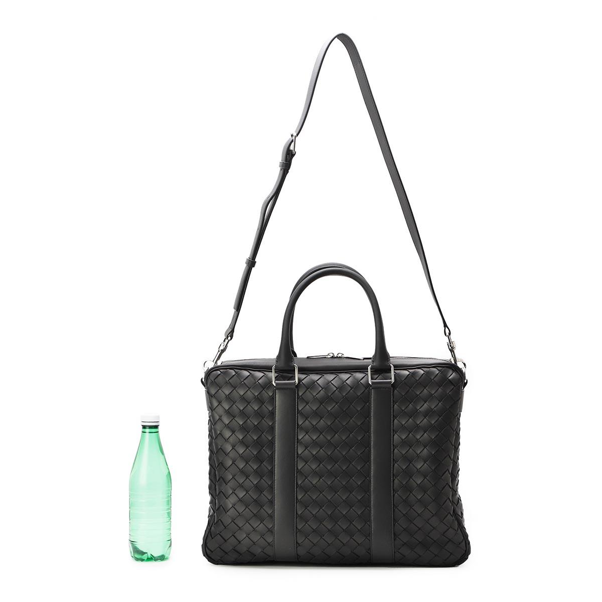 ボッテガヴェネタ Bottega Veneta イントレチャート カーフレザー ブリーフケース ビジネスバッグ 650372 V0E51 8803