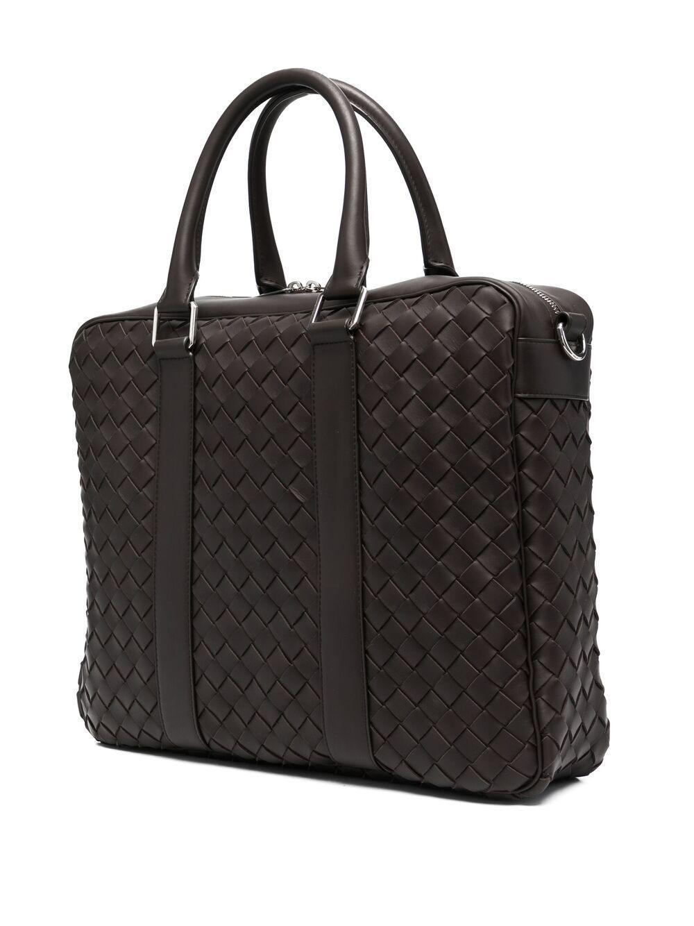 ボッテガヴェネタ Bottega Veneta イントレチャート カーフレザー ブリーフケース ビジネスバッグ 650372 V0E51 2145