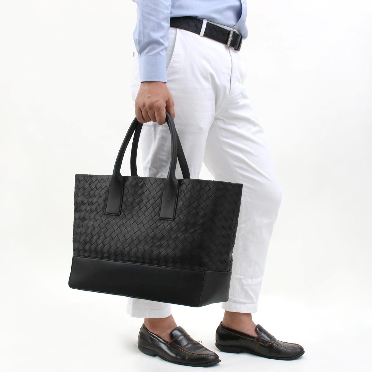 ボッテガヴェネタ BOTTEGA VENETA トートバッグ イントレチャート/INTRECCIATO ブラック  メンズ 608596 VCPQ1 8984​