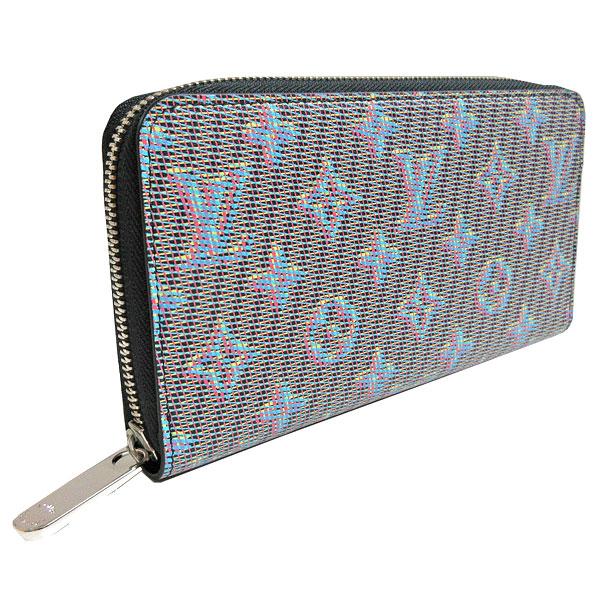 ルイヴィトン 2コレクション 限定 ジッピーウォレット 長財布 モノグラム LV ポップ  ブルー WALLET Monogram M68662