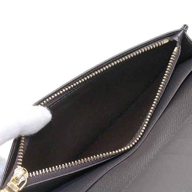 ルイ ヴィトン LOUIS VUITTON モノグラム スプリット ポルトフォイユ ブラザ 二つ折り 長財布 ブルー ブラウン M63026