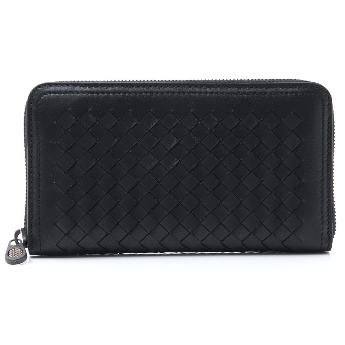 ボッテガヴェネタ BOTTEGA VENETA ラウンドファスナー 長財布 小銭入れ付き ブラック プレゼント レザー  543897 vo0b9 8723
