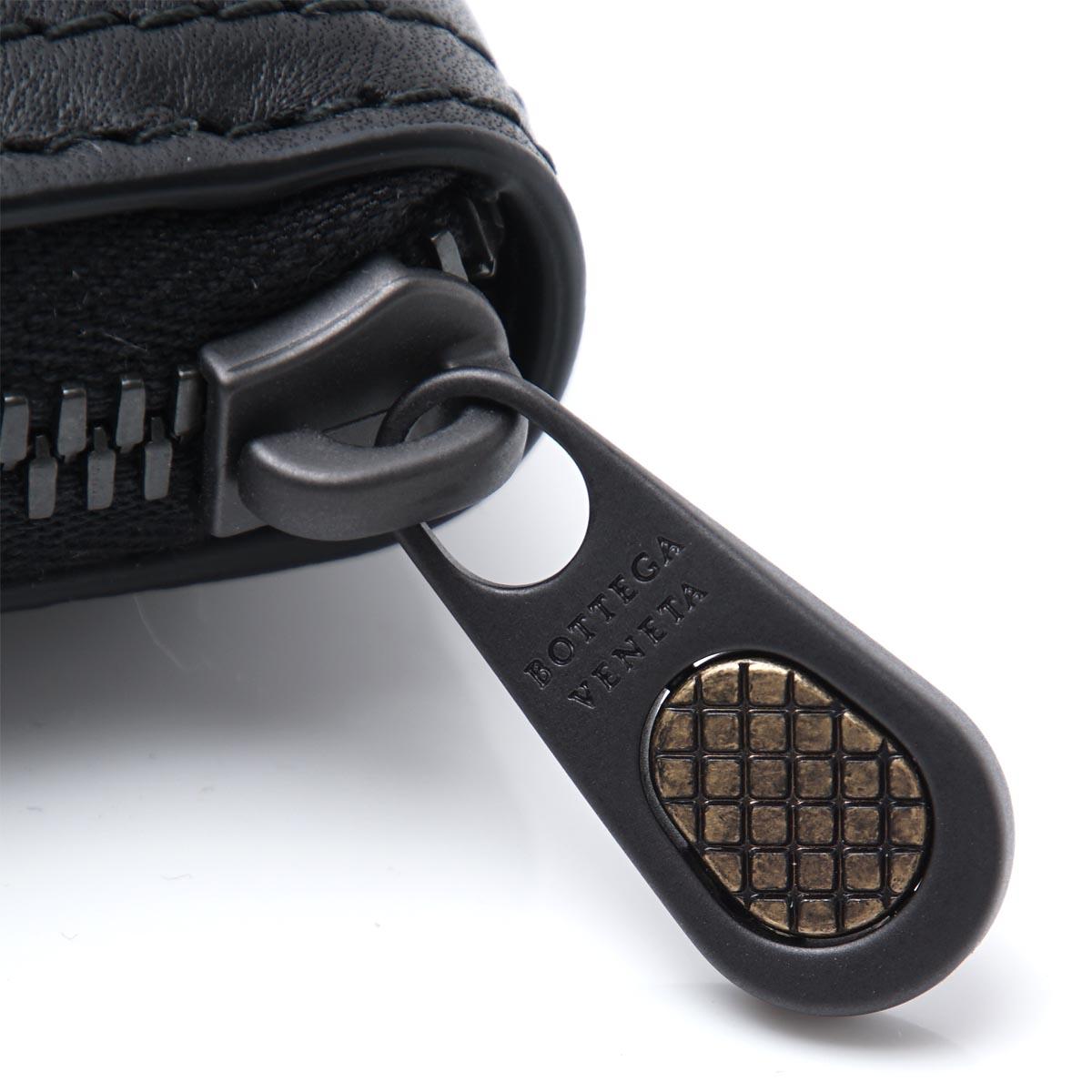 ボッテガヴェネタ BOTTEGA VENETA ラウンドファスナー 長財布 小銭入れ付き ブラック プレゼント レザー  543897 vo0b9 8723