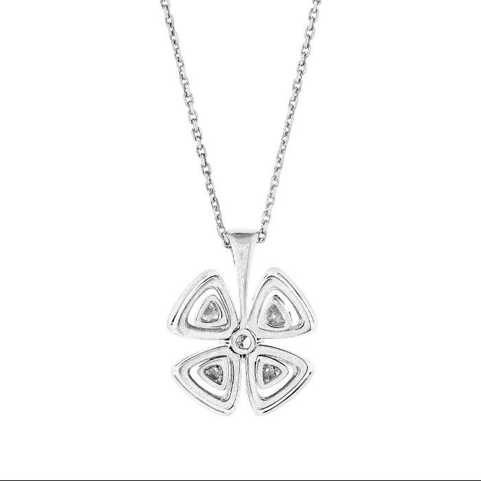 ブルガリ エレガント BVLGARI☆FIOREVER ネックレス ホワイトゴールド 354496
