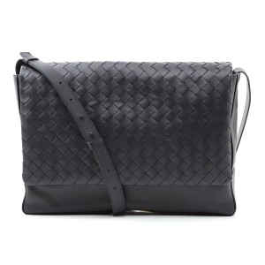 ボッテガヴェネタ BOTTEGA VENETA イントレチャート レザーショルダーバッグ  609419 VCPQ1 4202​