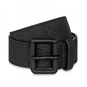 ルイヴィトン LOUIS VUITTON サンチュール・シグネチャー 35MM 黒 MP206S