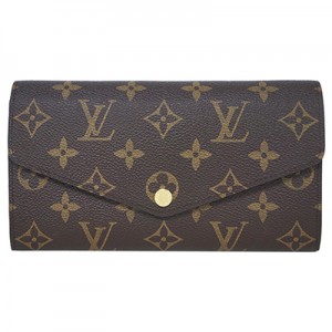 ルイヴィトン 財布   LV モノグラム ファスナー長札 ポルトフォイユ・サラ フューシャ M62234