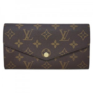 ルイヴィトン財布  LOUIS VUITTON ヴィトン LV モノグラム ファスナー長札 ポルトフォイユ・サラ ローズ・バレリーヌ M62235