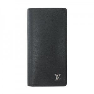 ルイヴィトン 財布 LOUIS VUITTON ヴィトン タイガ LV メンズ ファスナー長札 16枚カード ポルトフォイユ・ブラザ ノワール LVシルバーロゴ  M30285