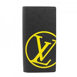 ルイ ヴィトン LOUIS VUITTON メンズ 財布 長財布  エピ ポルトフォイユ ブラザ NOIR ブラック+イエロー M67910