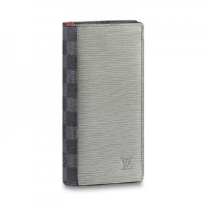 ルイ ヴィトン LOUIS VUITTON　LV　ポルトフォイユブラザ　ダミエ　グラフィット　エピ　カラフル　二つ折り長財布　メンズ M62910