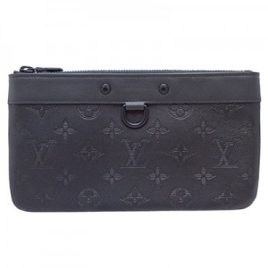 ルイヴィトン LOUIS VUITTON ポーチ モノグラム シャドウ ポシェット ディスカバリー M44335