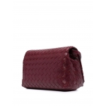 ボッテガヴェネタ SAINT LAURENT イントレチャート ショルダーバッグ ボルドー 609231VCPP16206