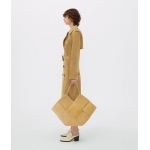 ボッテガヴェネタ BOTTEGA VENETA マキシイントレチャート トートバッグ ベージュ 652058 V0HS1 2664
