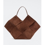 ボッテガヴェネタ BOTTEGA VENETA マキシイントレチャート トートバッグ ベージュ 652058 V0HS1 2201