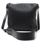 ボッテガヴェネタ BOTTEGA VENETA メッセンジャーバッグ ブラック メンズ ショルダー バッグ レザー 577538 vq139 1000