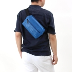 ボッテガヴェネタ BOTTEGA VENETA ボディバッグ/ベルトバッグ イントレチャート ブルー メンズ 601062 VCPQ2 4230