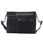 ボッテガヴェネタ BOTTEGA VENETA ショルダーバッグ メッセンジャーバッグ ブラック メンズ ギフト プレゼント レザー 本革 548325 vaye7 1000