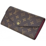ルイヴィトン 財布   LV モノグラム ファスナー長札 ポルトフォイユ・サラ フューシャ M62234