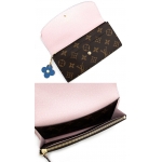 LOUISVUITTON ルイヴィトン モノグラム　ポルトフォイユ エミリー　フラワーモチーフ　ブロッサム　小銭入れ付長財布 M63895