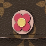 ルイヴィトン 財布 LOUIS VUITTON ヴィトン モノグラム LV ファスナー長札 ポルトフォイユ・エミリー ホットピンク モノグラム・フラワー M68313