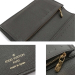 ルイ ヴィトン LOUIS VUITTON モノグラム スプリット ポルトフォイユ ブラザ 二つ折り 長財布 ブルー ブラウン M63026