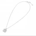 ブルガリ エレガント BVLGARI☆FIOREVER ネックレス ホワイトゴールド 354496