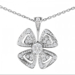 ブルガリ エレガント BVLGARI☆FIOREVER ネックレス ホワイトゴールド 354496