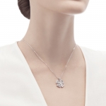 ブルガリ エレガント BVLGARI☆FIOREVER ネックレス ホワイトゴールド 354496