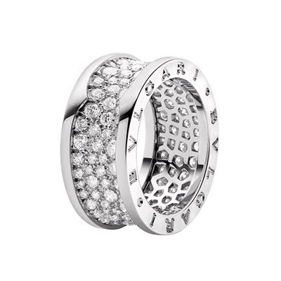 ブルガリ BVLGARI  B.ZERO1 ダイヤ 18Kホワイトゴールド 349348