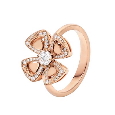 ブルガリ エレガント BVLGARI ☆ FIOREVER リング ピンクゴールド 356256