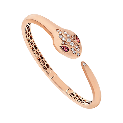 ブルガリ BVLGARI SERPENTI ブレスレット ルベライト 352819