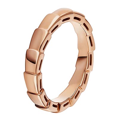 ブルガリ Bvlgari 18Kピンクゴールド セルペンティ ヴァイパー リング  352838