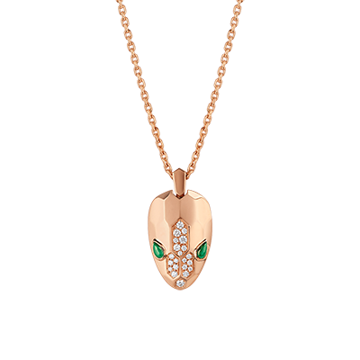 ブルガリ BVLGARI セルペンティ スネークヘッド ネックレス 352678