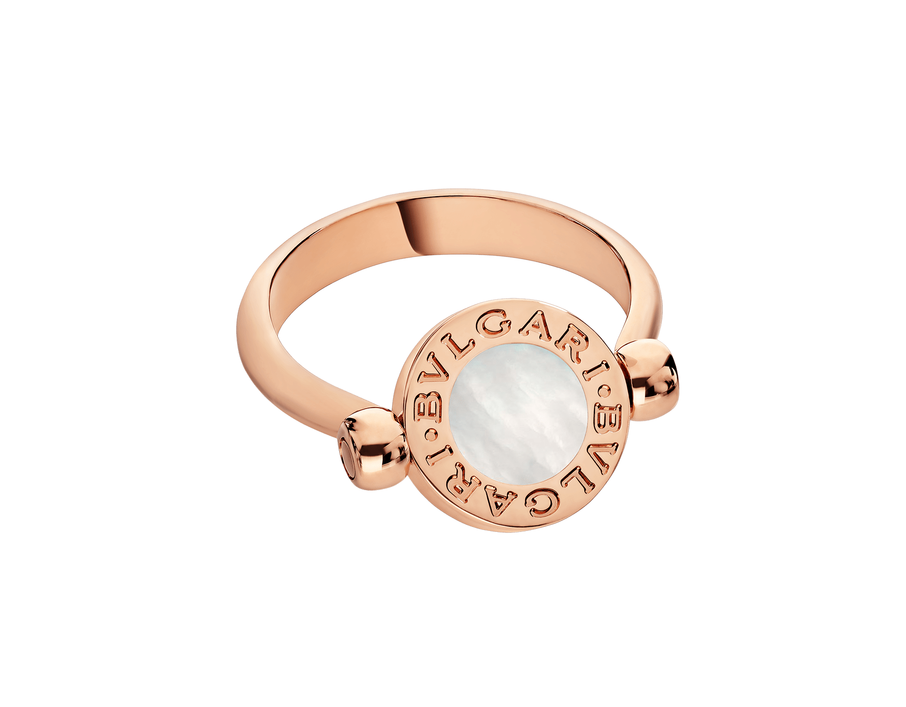 ブルガリ BVLGARI 18Kピンクゴールド Onyx リング AN856192