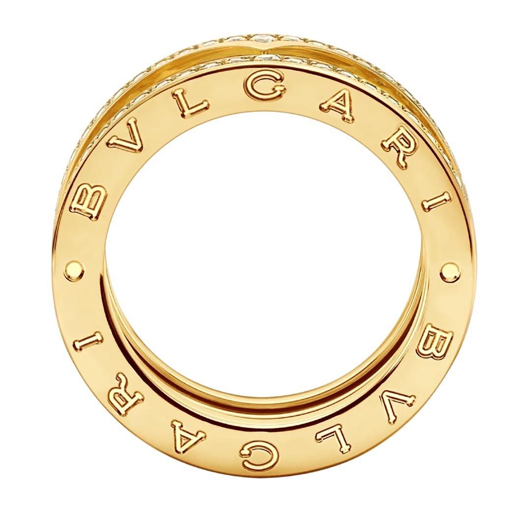 ブルガリ Bvlgari 18Kイエローゴールド ビー・ゼロワン 2バンドリング  35795418