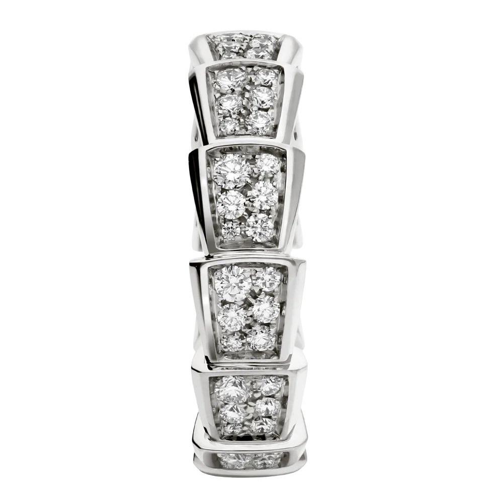 ブルガリ Bvlgari 18Kホワイトゴールド セルペンティ ヴァイパー リング  35795420