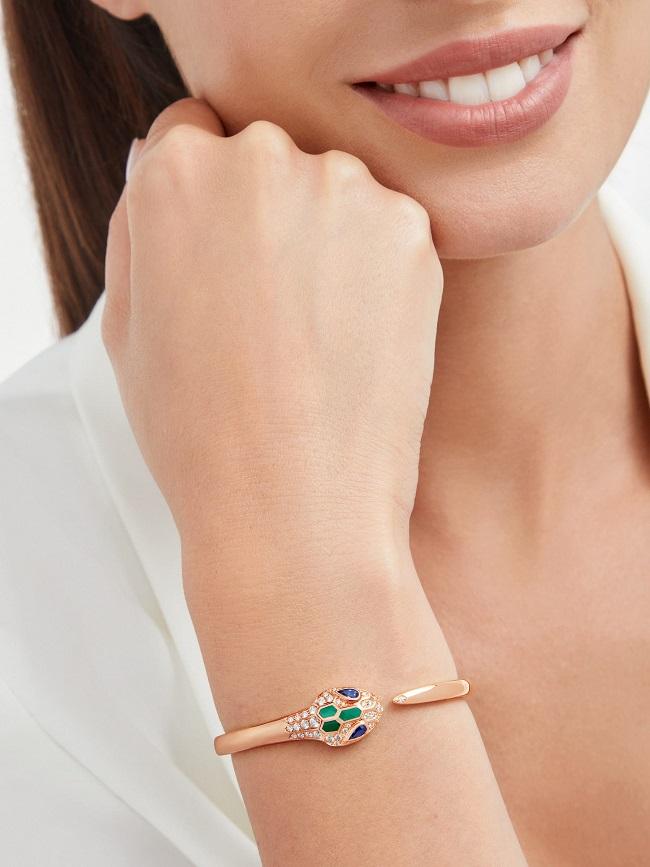 ブルガリ BVLGARI SERPENTI ブレスレット サファイア 356201