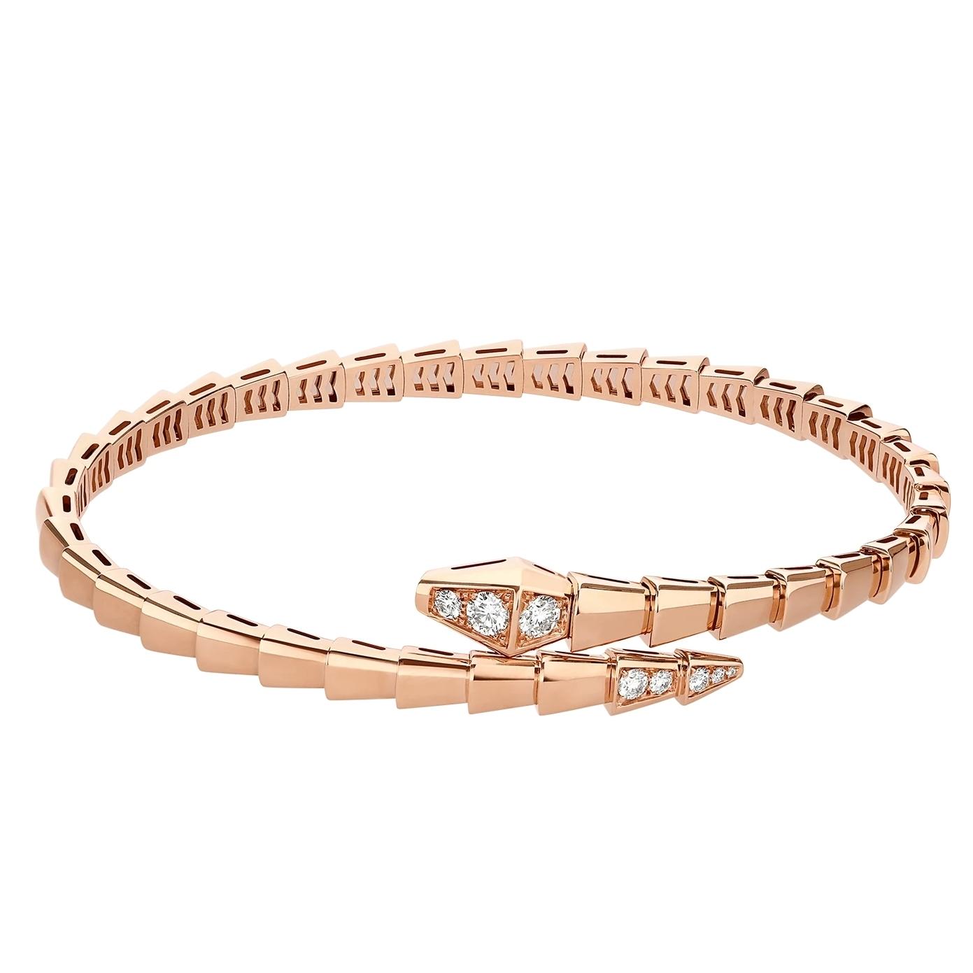 ブルガリ Bvlgari 18Kピンクゴールド セルペンティヴァイパーブレスレット 356202