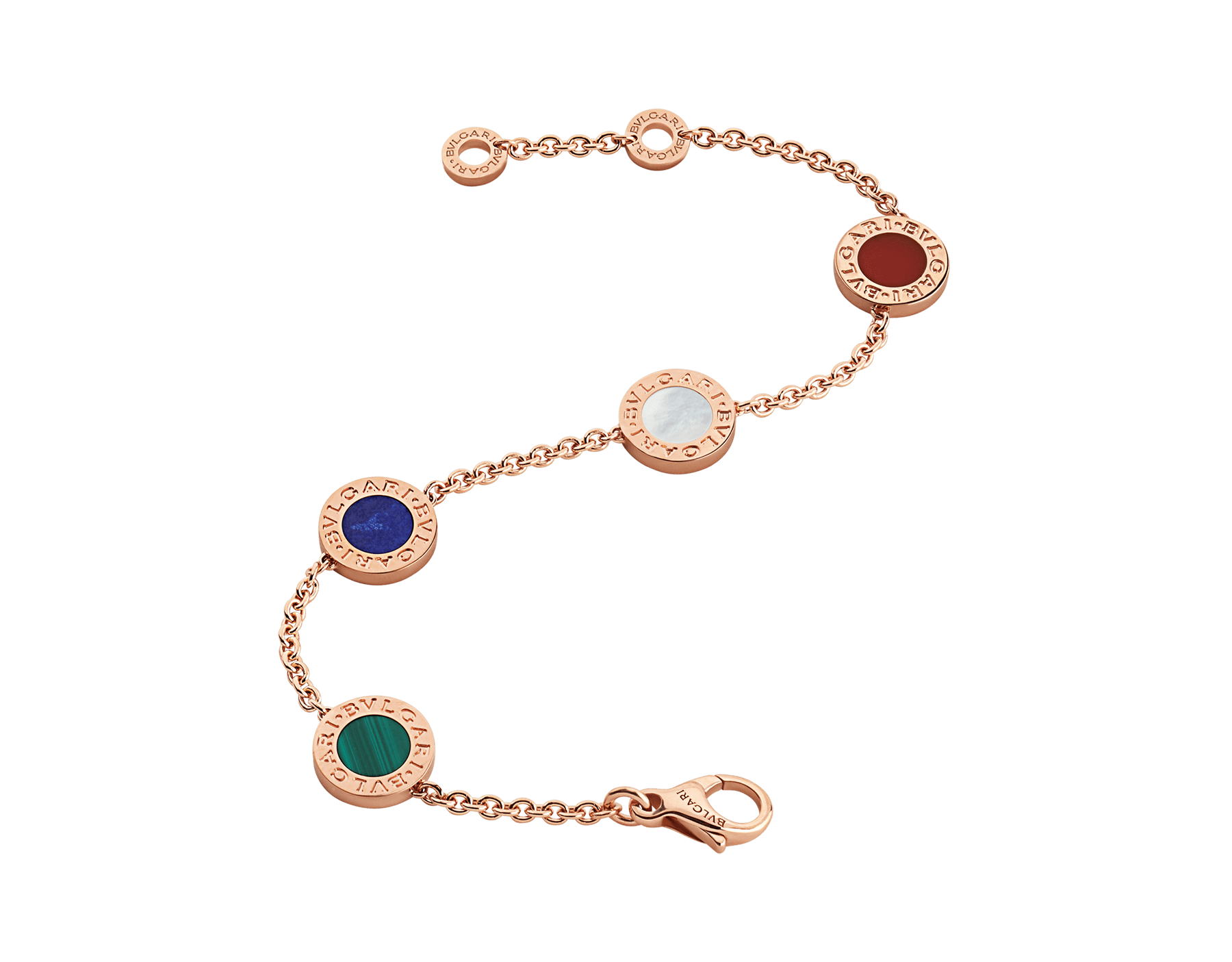 ブルガリ BVLGARI BVLGARI　カラフル チェーンブレスレット 352836