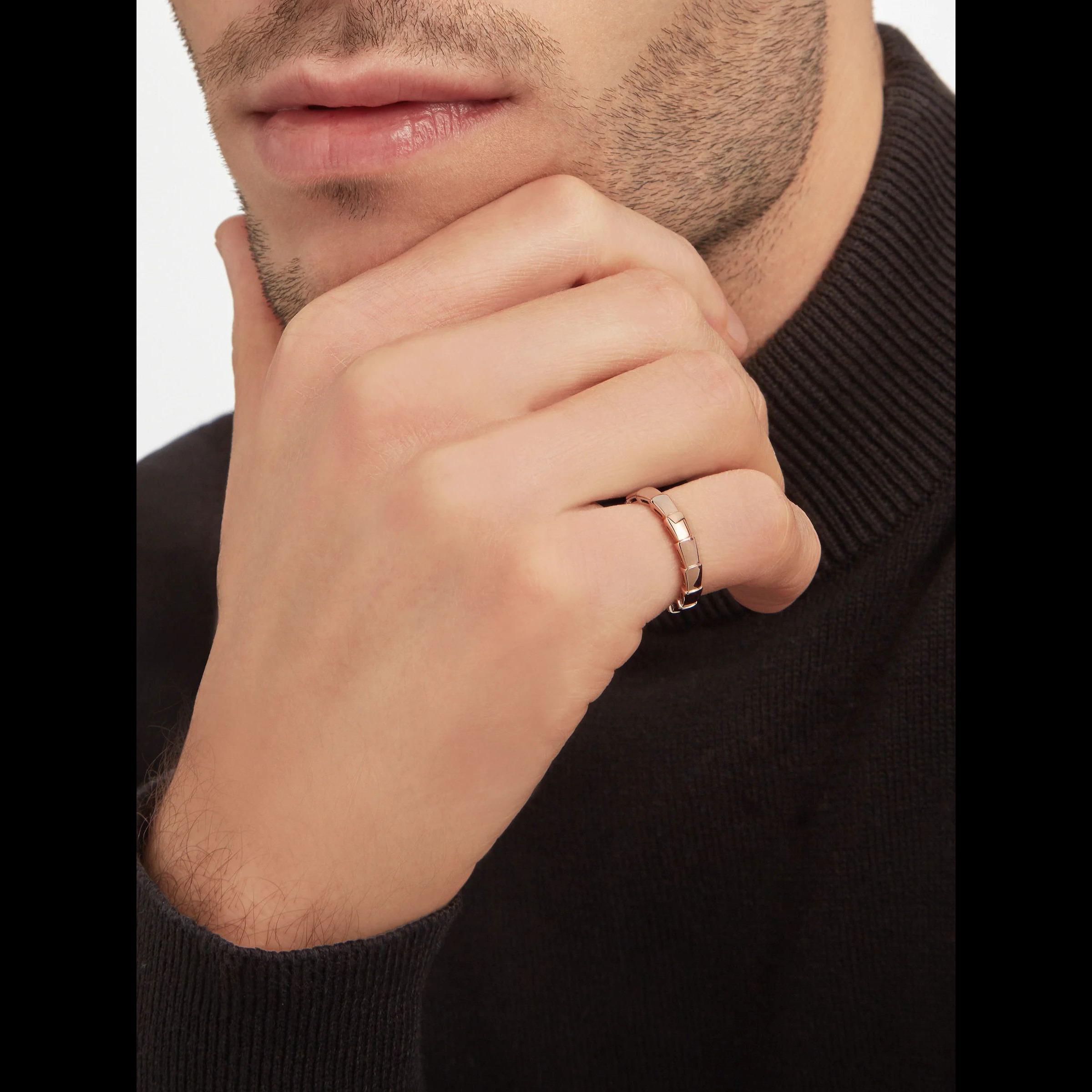 ブルガリ Bvlgari 18Kピンクゴールド セルペンティ ヴァイパー リング  352838