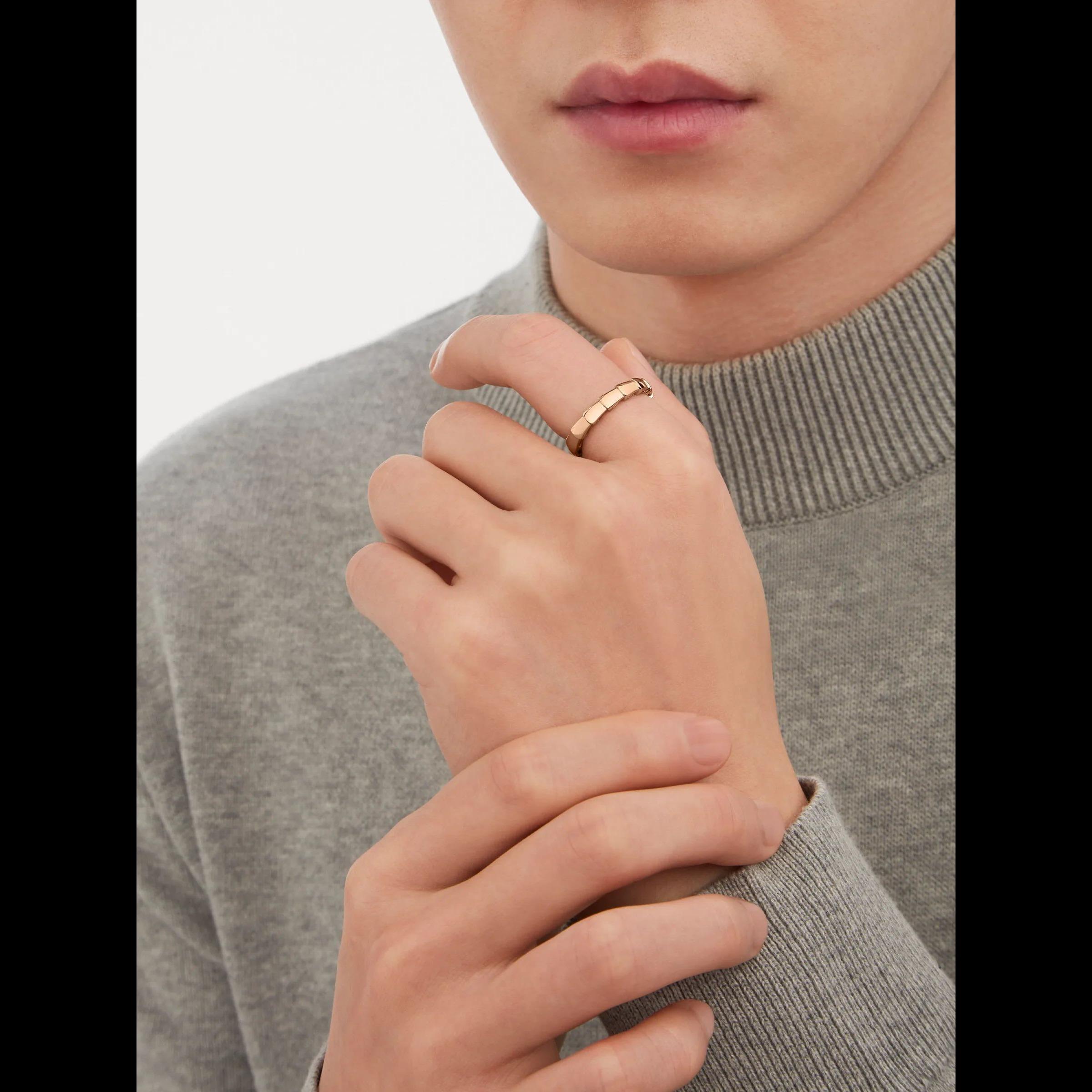 ブルガリ Bvlgari 18Kピンクゴールド セルペンティ ヴァイパー リング  352838