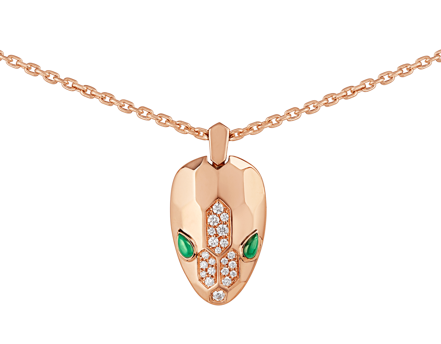 ブルガリ BVLGARI セルペンティ スネークヘッド ネックレス 352678
