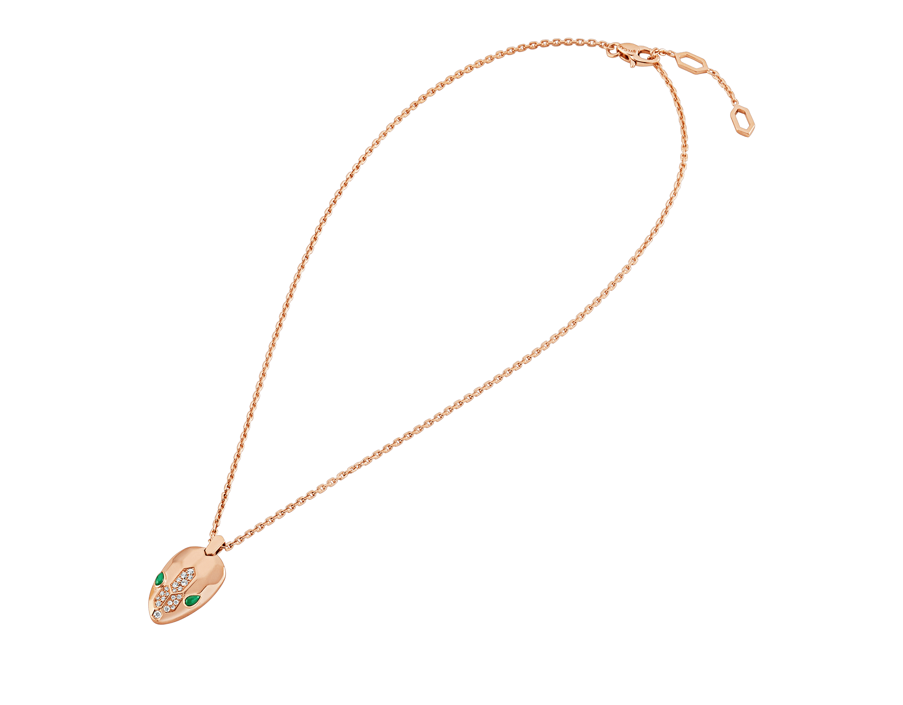 ブルガリ BVLGARI セルペンティ スネークヘッド ネックレス 352678